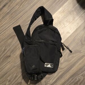 Adidas Black Belt Bag for Men